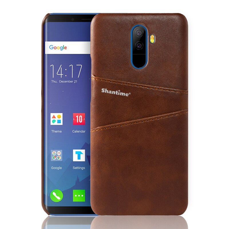 Luxe pu leren portemonneehoesje voor elephone u pro telefoontasje hoesje voor elephone u pro visitekaartjesvakje: Bruin