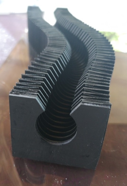 Accordion bellow protective cover fit the SBR20UU linear bearing