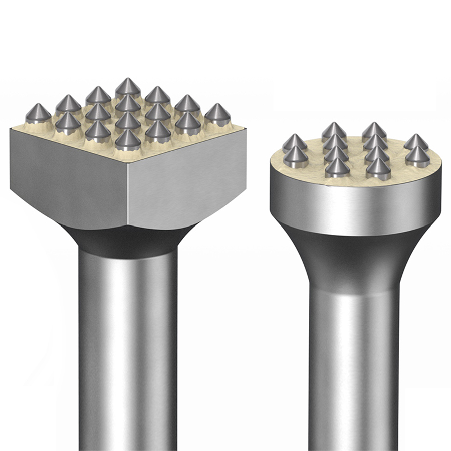 Drill Bit Flower Hammer Chisel Cement Concrete Wall Hit Lychee Surface Electric Pick Electric Hammer One Alloy Hair Hit Artifact