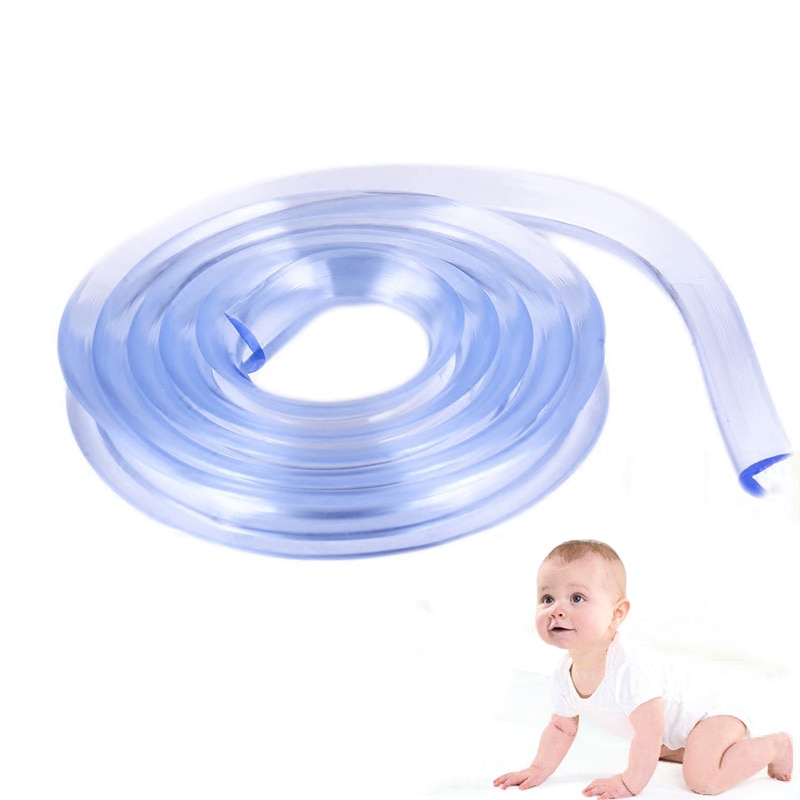 2M Baby Safety Table Desk Edge Transparent Edge Corner Protection Strip Baby Collision Proof Edge Guards Soft Softener Bumper