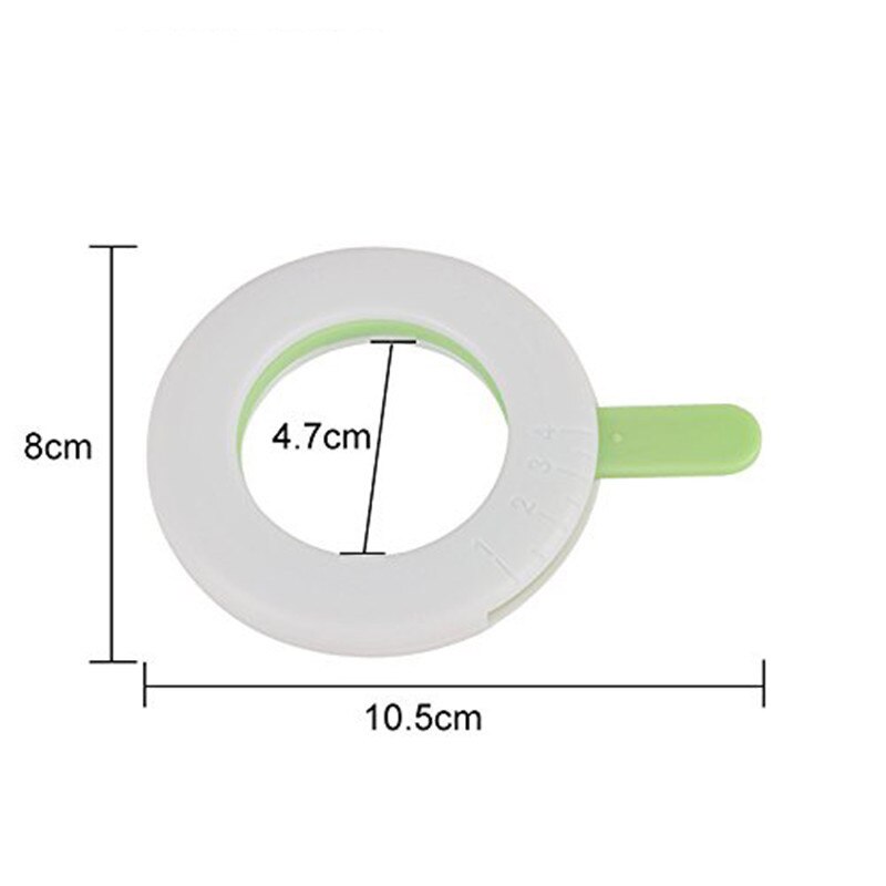 Limitador de Pasta de espagueti, medidor de fideos, herramientas de medición de Pasta, 4 escalas, controlador de porciones circulares, herramienta ajustable