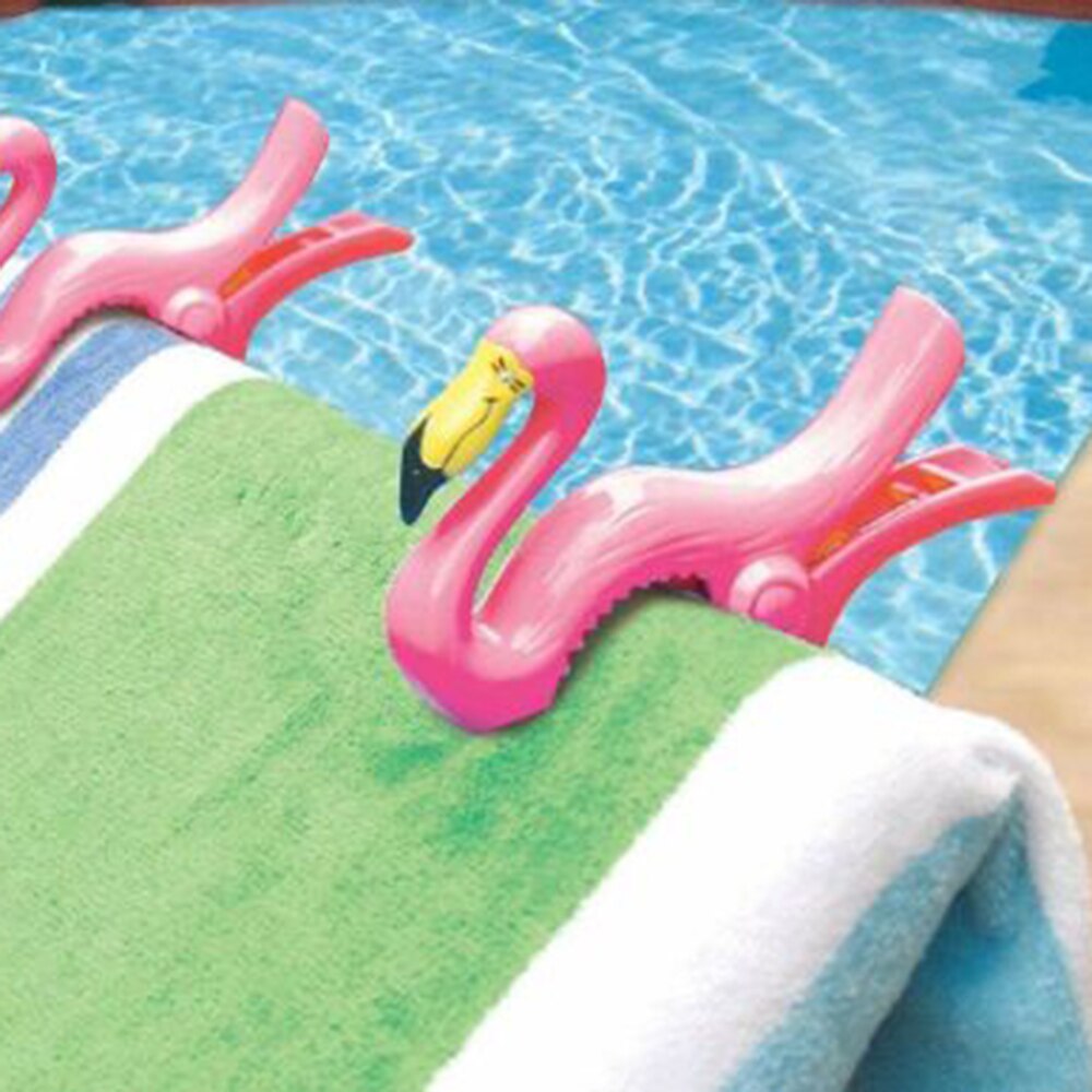 Pinzas de plástico para toallas de playa para tumbonas, tumbonas, animales decorativos, pinzas para ropa, pinzas de secado de gran tamaño, ganchos de retención