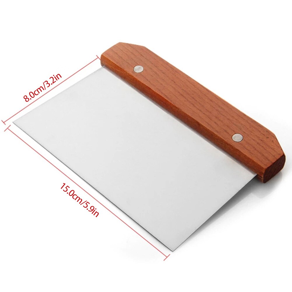 Chopper-plancha de Metal de acero inoxidable, utensilios para hornear pan y Pizza, 1 Uds.