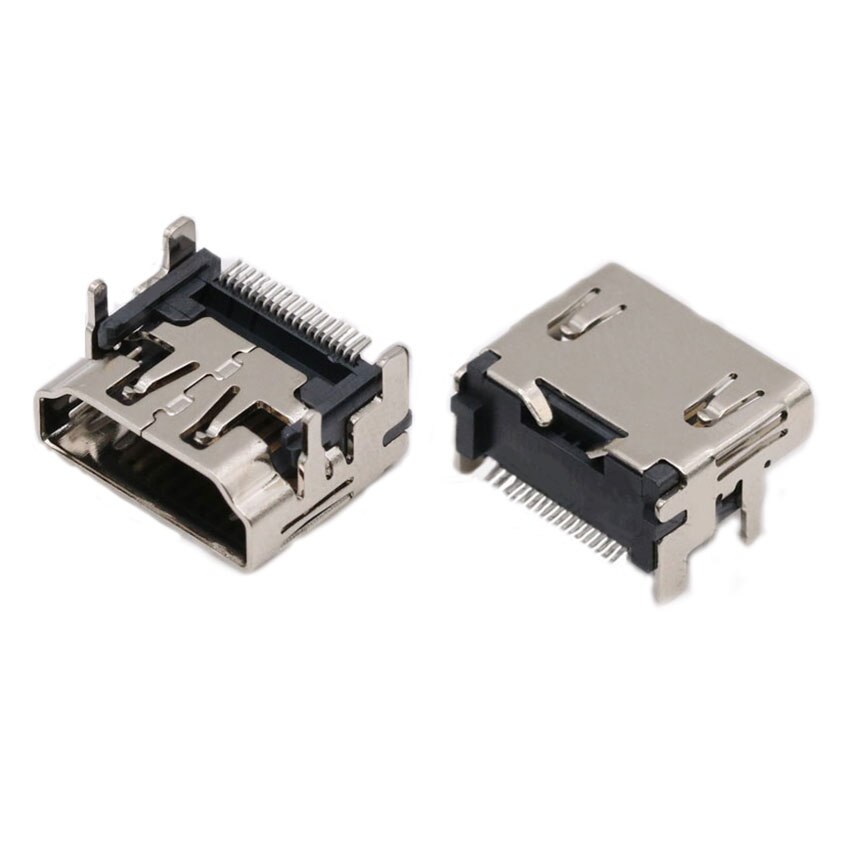 5pcs/Lot HDMI 19Pin 20P 20Pin Male Plug Connector HDMI Female Male Socket Jack HDMI Repair Replacement