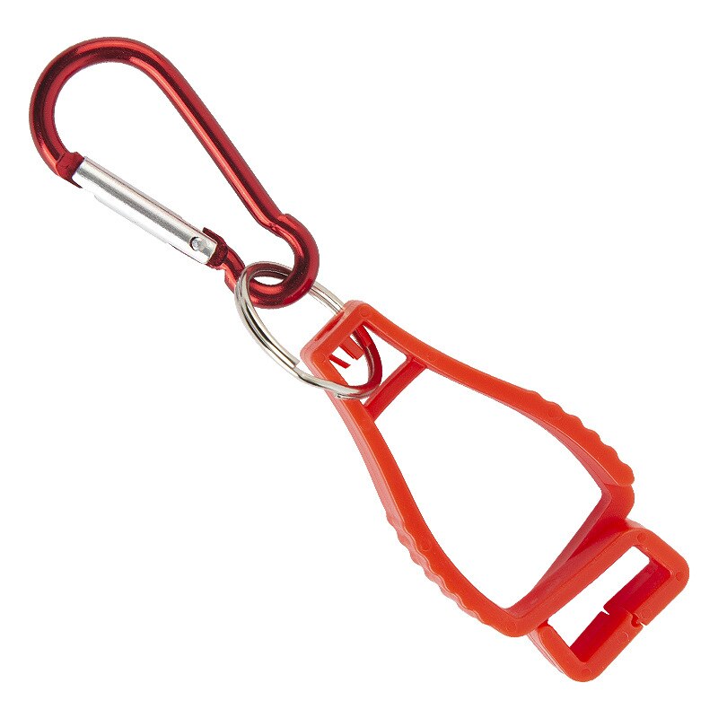 1Pc Multifunctionele Handschoen Grijper Hanger Arbeid Klem Gripper Veiligheid Bediening Tool Transport Bescherming Apparaat: RED
