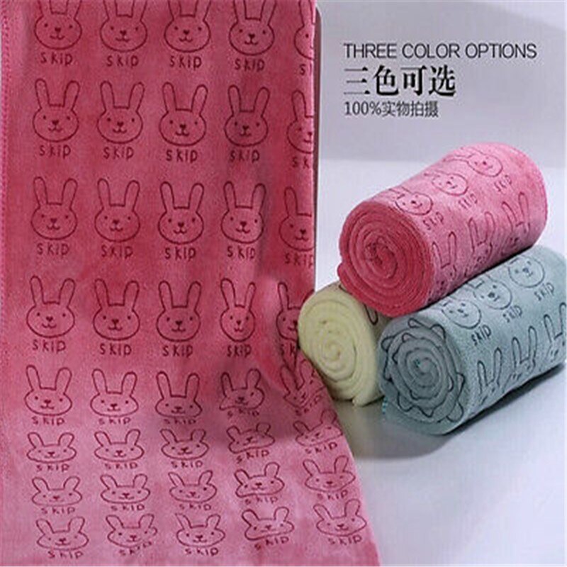 Newborn baby boys girls Rabbit Soft Microfiber Towel Baby Infant Newborn Washcloth Bath Towel Feeding Cloth