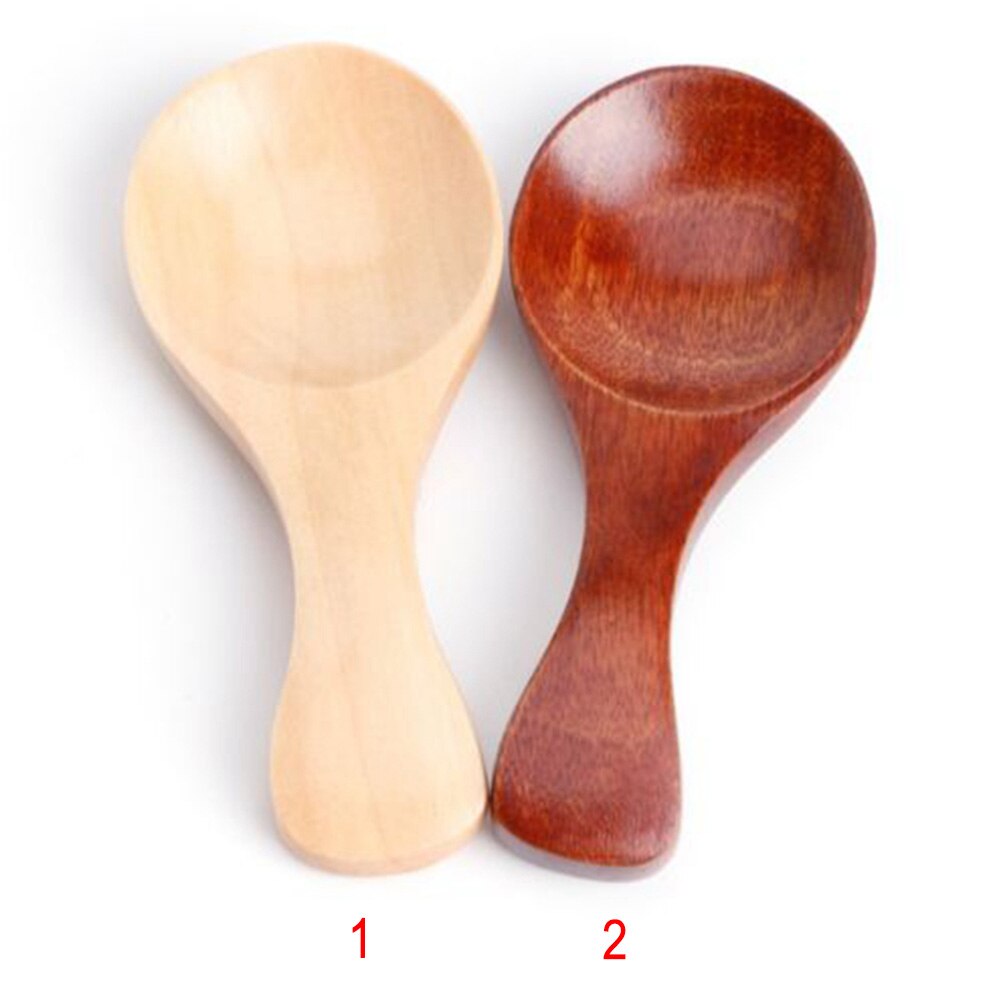 exquisit Leben Natürliche Holz Kleine Löffel Scoop Tee Honig Kaffee Würze Salz Zucker Löffel Baby Fütterung Geschirr Glatte