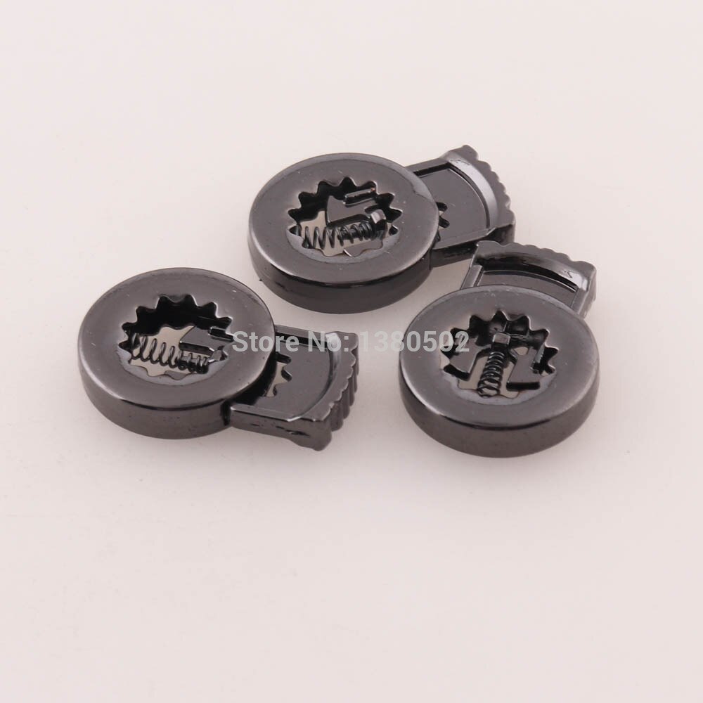 10pcs Gunmetal alloy Cord Locks Toggles Drawstrings Elastic Cord End Adjuster Stopper for Clothes Garment bag accessories