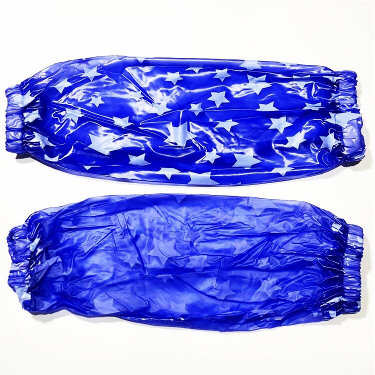 Manga impermeable de Pvc para adultos, manga de limpieza del hogar, patrón de estrella de cinco puntas, antiincrustante para el hogar