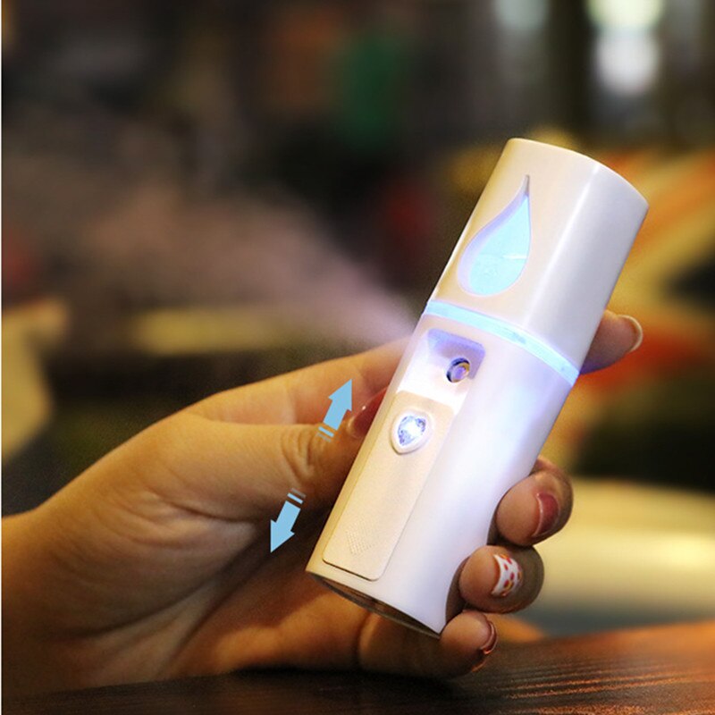 1PC Ultrasonic Mini Air Humidifier USB Rechargable Humidifier Handheld Portable Steam Face Humidifier For Home