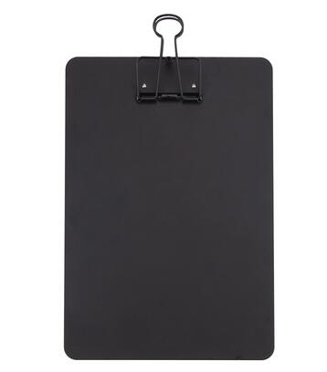 Metal Clipboard with Storage Folder Paper File Wordpad Writing Pad Artboard Clip Board Hanging Plate Holder Office Clamp Board: Green