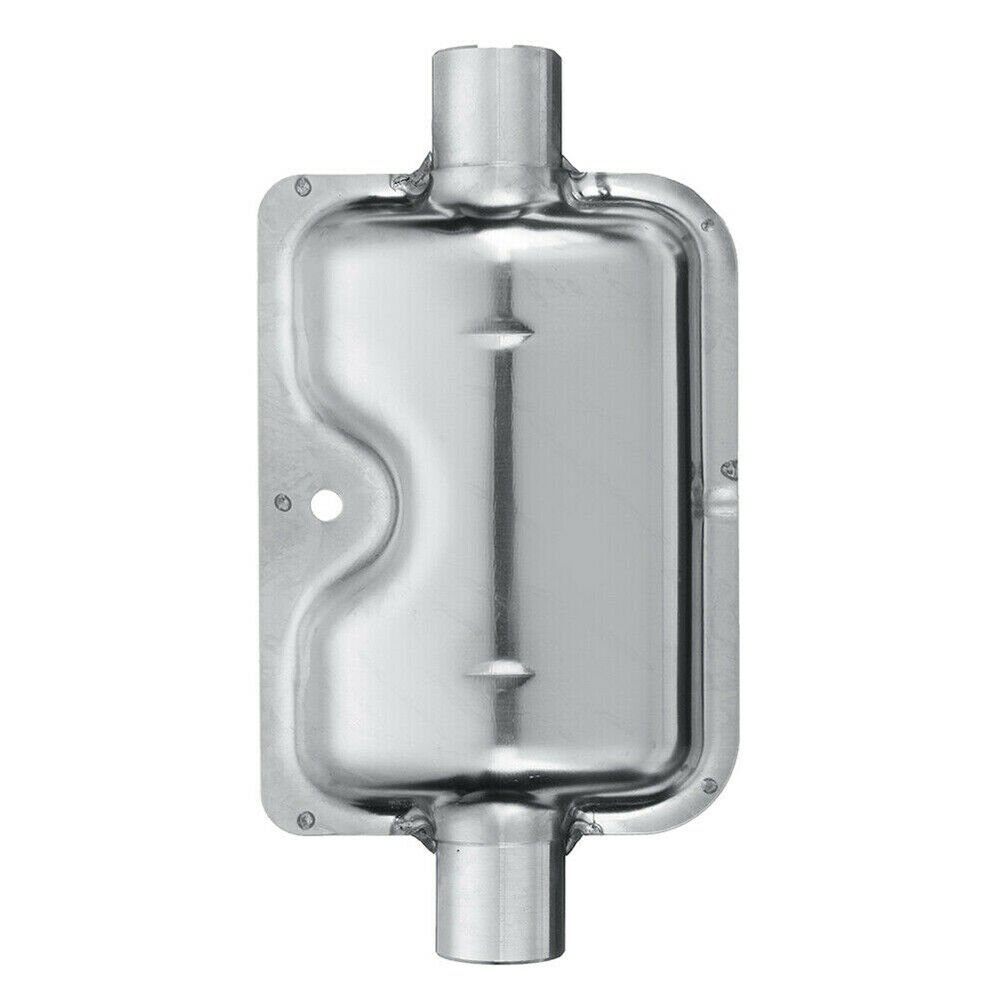 Pipe Muffler Exhaust Pipe Muffler Stainless Steel 1x Air Diesel Chrome