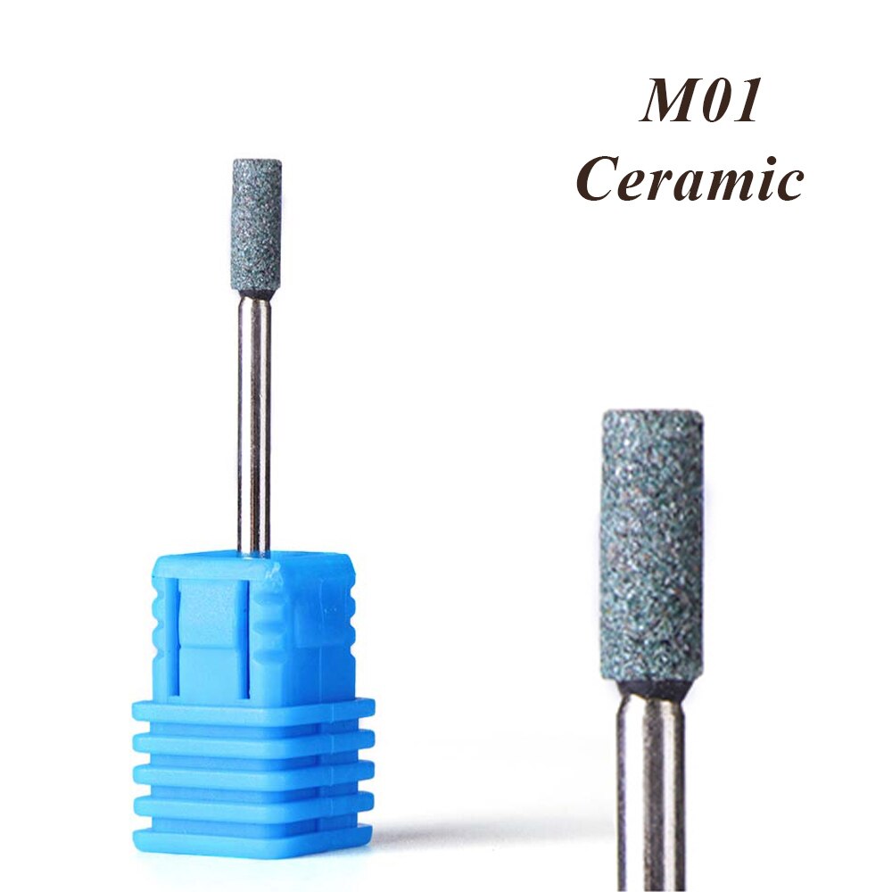 1 Pc Frezen Nail Boor Rubber Siliconen Keramische Polijsten Bestanden Gereedschap Voor Elektrische Manicure Pedicure Machine LA065-1