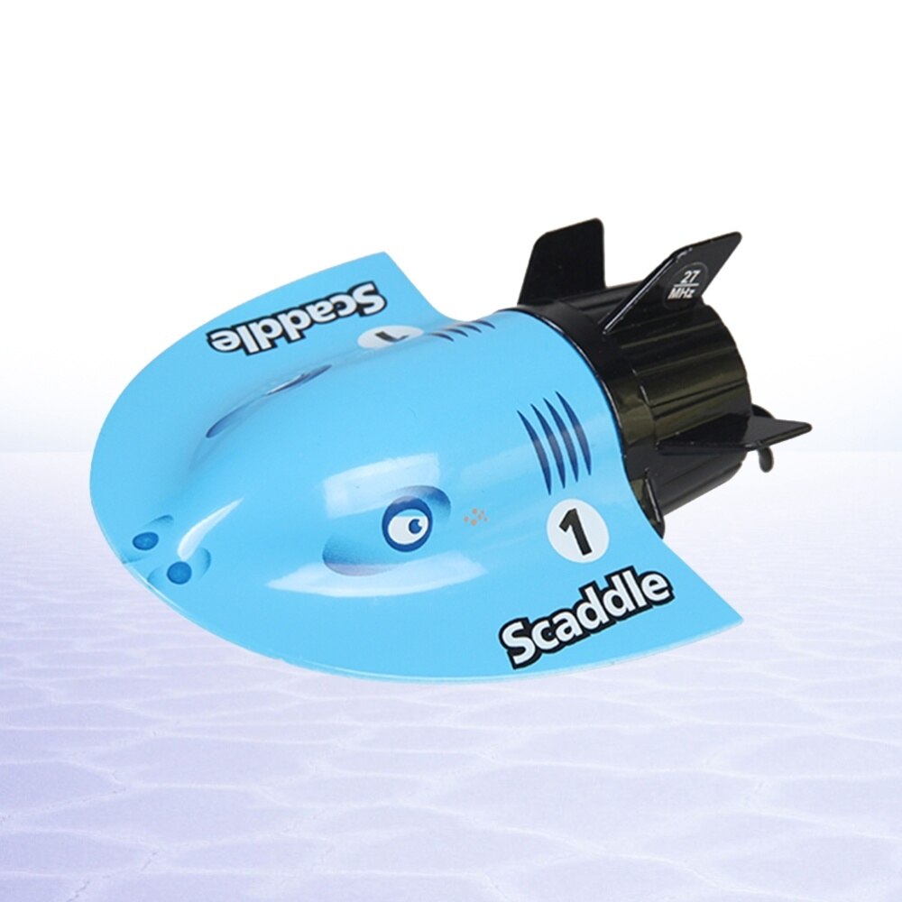 Mini elektrisk radio ubåd fjernbetjening racerbåd skib ubåd legetøj cool vandlegetøj (grøn)