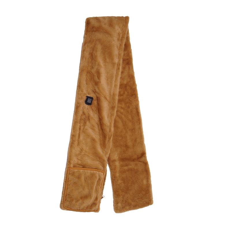 Sciarpa riscaldante con dovuto tasche laterali Sciarpa riscaldata elettrica USB Scaldacollo morbido con controllo della temperatura a tre marce per donna uomo