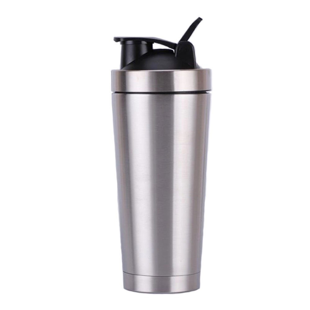 Stainless Steel Shaker Bottle BPA Free Double Wall Vacuum Insulated Sports Shaker Bottle Protein Shaker Leakproof Tumbler