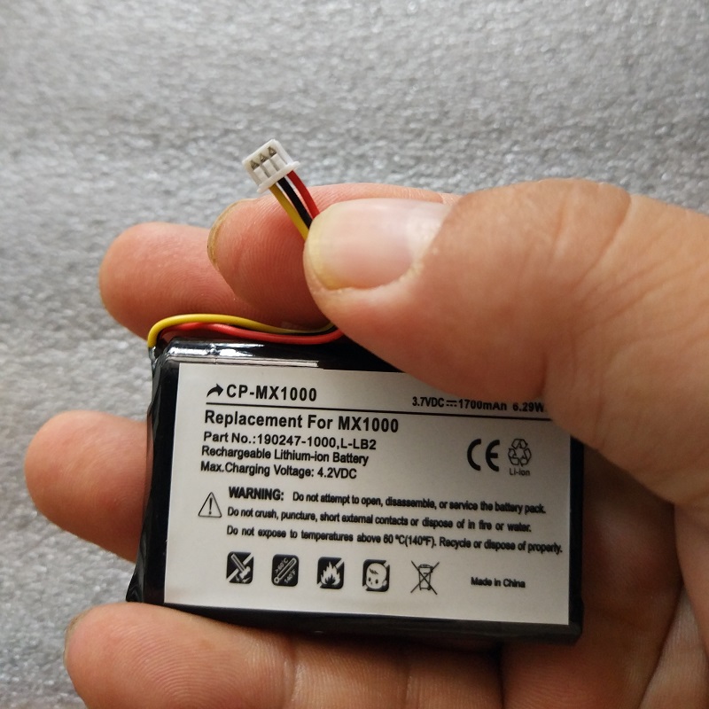 1700mAh Battery 3.7V for LOGITECH MX1000 M-RAG97 Wireless Mouse Li-Po Polymer Rechargeable Accumulator Pack Replacement+Track