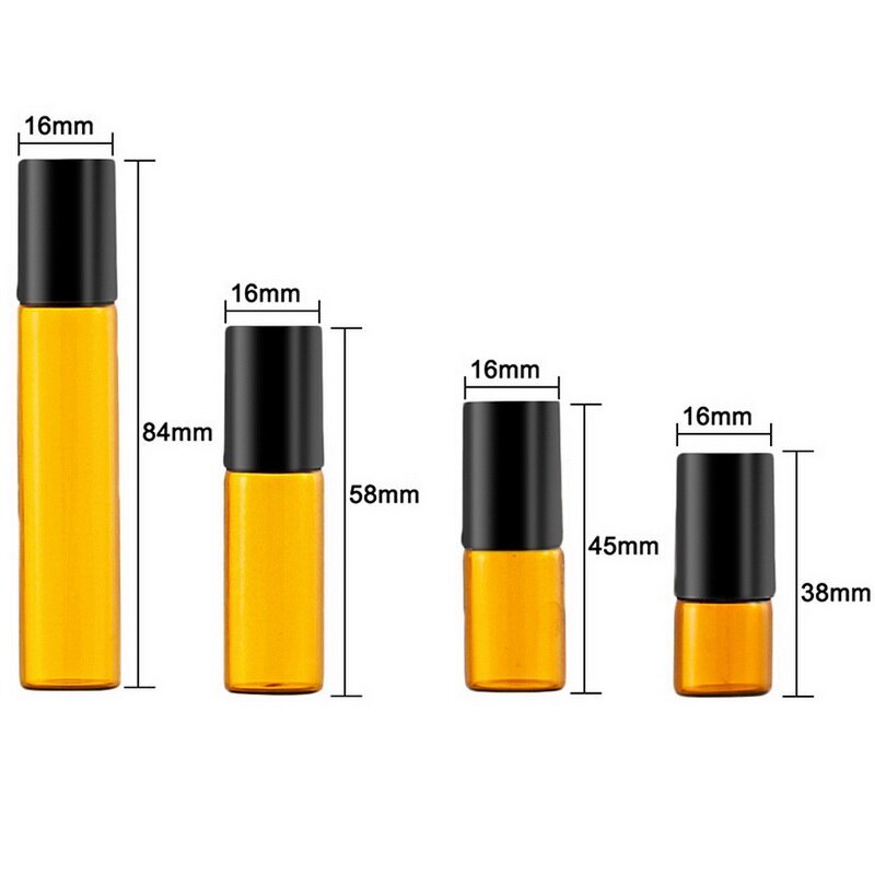 2ml, 3ml, 5ml, 10ml, bouteille en verre brun, cristal mince, petite bouteille de parfum d'huile brune, bouteille d'échantillon d'essai