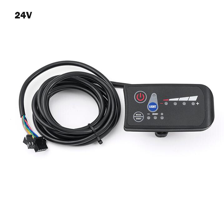 Electric Bike Brushless Controller 24V-48V 250W 36V-48V 350W E-bike Controller with LCD Display Scooter Blcd Controller: display 24V