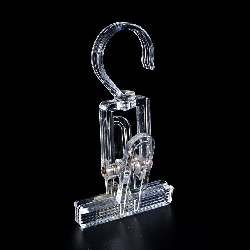 Plastic Clear POP Sign Display Clip Holder Rotatable With Strong Gripping Fri Hanging Poster PVC Foam Board 10pcs