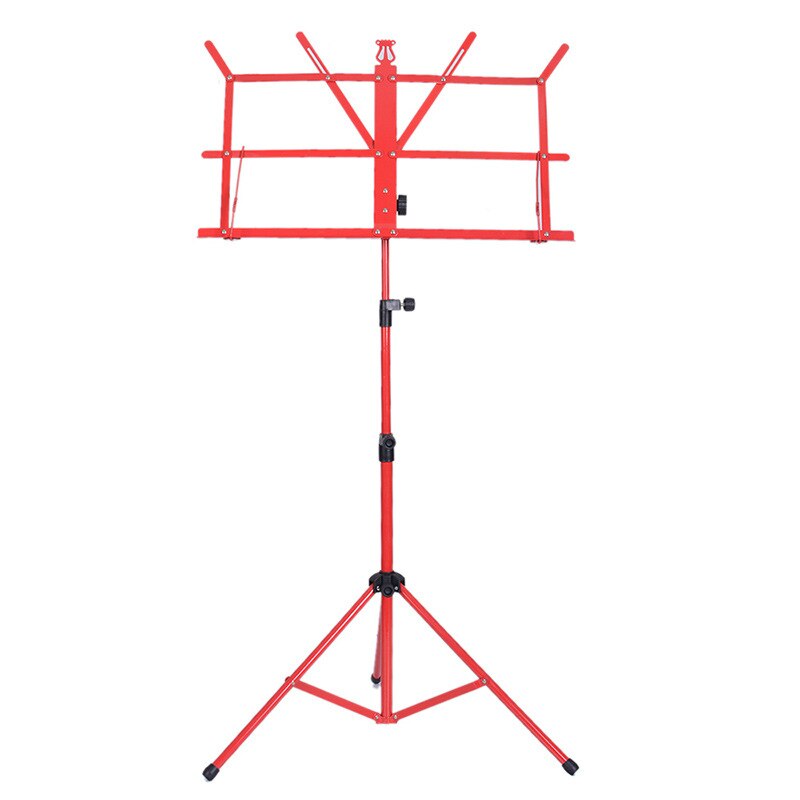 Opvouwbare Muziek Vel Statief Stand Metal Muziek Stand Houder met Waterdichte Draagtas 7 Kleuren Gitaar Onderdelen & Accessoires