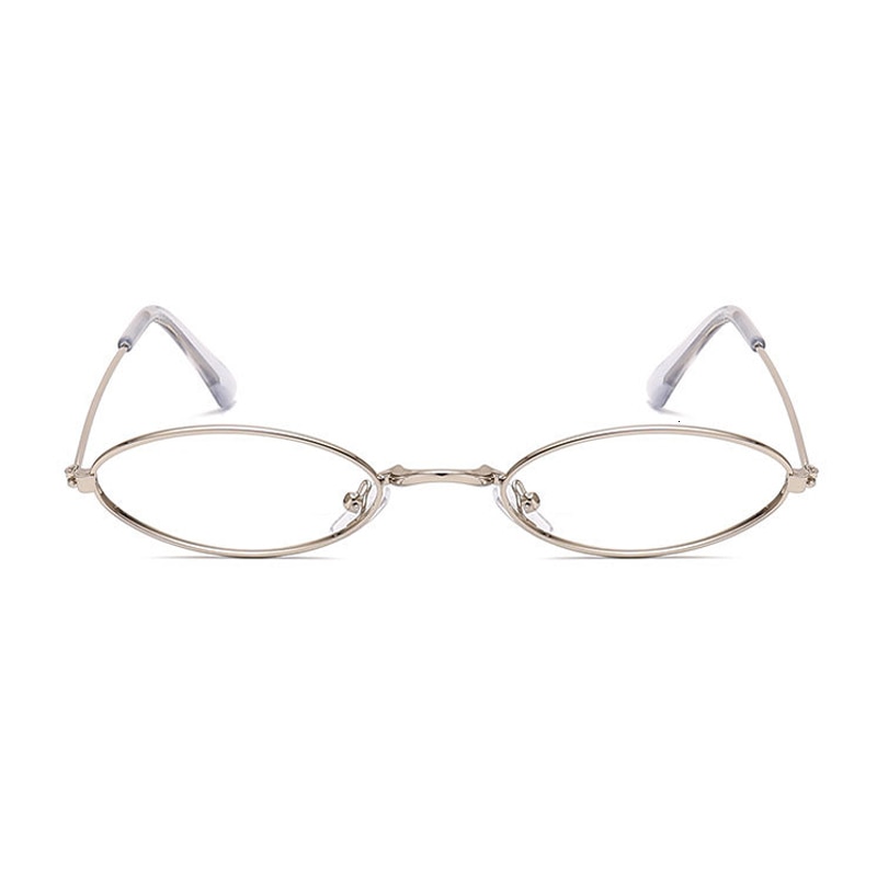 Små runde briller innfatning kvinne menn briller retro nærsynthet optiske innfatninger metall klar linse svart sølv gull briller oculos