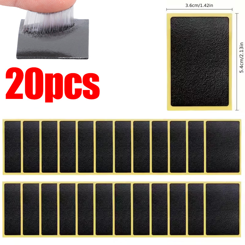 20/10PCS Fiets Lijm Gratis Band Patch Universele Lijmvrije Band Patches Fietsband Patch tool Geen lijm Lijm Fiets Accessoires: Paars