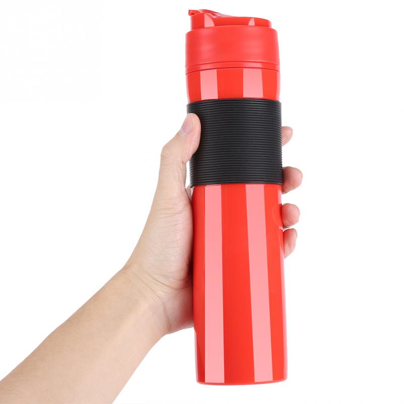 350ml Portable français presse café bouteille en plastique en plein air vide café plongeur filtre café tasse voyage café tasse café thé