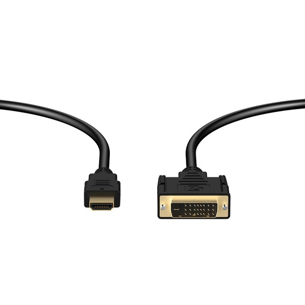 Hdmi-Compatibel DVI-D Adapter Video Male Naar Dvi Male Naar Dvi Kabel 1080P Hoge Resolutie Lcd En led Monitoren