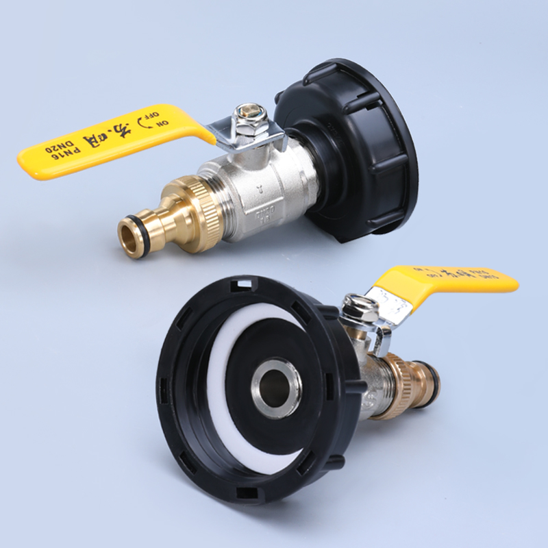 Water Tank Adapter 1/2'' 3/4'' 1'' Thicken outer Tap Fittings Garden Hose Connector for IBC Water Tank 1PCS