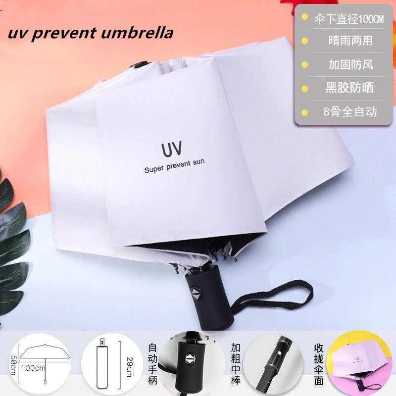 UV schutz sonnenschirm Wind Beständig Voll-Automatische Regenschirm Regen Sonnenschirm Compact Große Regenschirm Reisen: 4