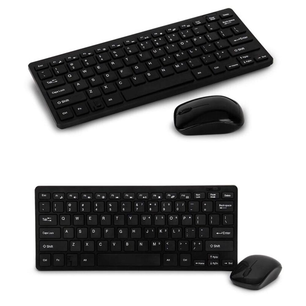 K03 Wireless Keyboard And Mouse Mini Multimedia Keyboard Mouse Combo Set For Notebook Laptop Mac Desktop Office Supplies
