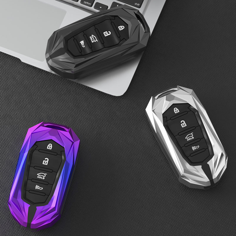 4 Button Car Key Fob Case Cover Shell for Kia Cadenza K9 K7 K-04 Sorento K900 and K7 Key Accessories