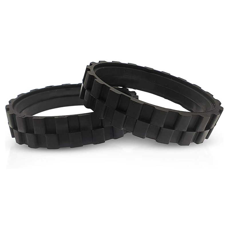 2Pcs Tires for IROBOT ROOMBA Wheels Series 500, 600, 700, 800 and 900 Anti-Slip, Great Adhesion and Easy Assembly.: Default Title