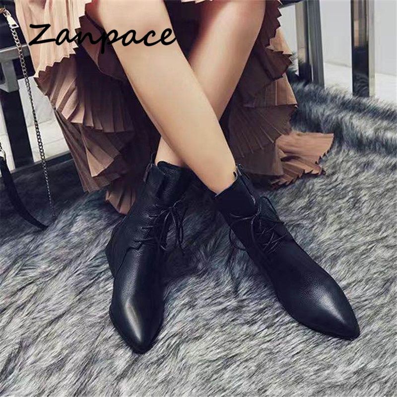 Botas de mujer de punta puntiaguda, botines de felpa verde, botas de invierno cálidas para mujer, botas de cuero con cremallera metálica y tacón alto para otoño.