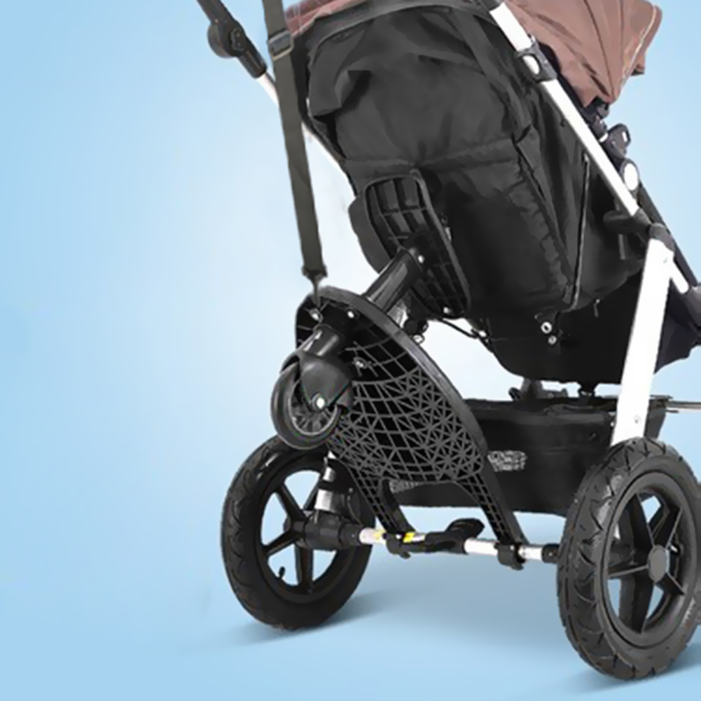 Børnevogn pedal adapter udførlig fremstilling langvarig slidstærkt trailer scooter stå hjælpeplade med sæde