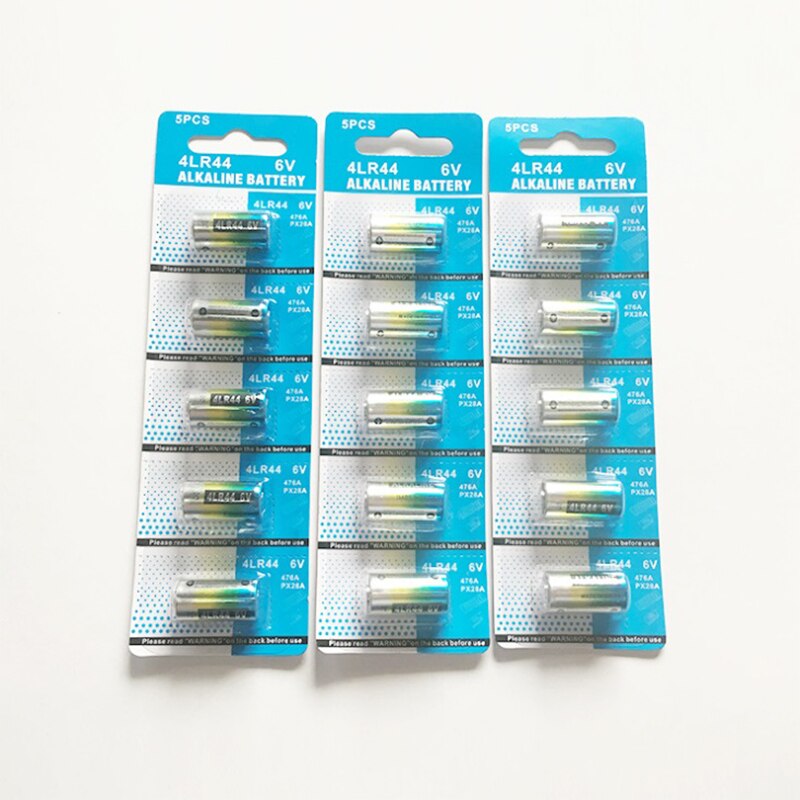 5PCS 4LR44 6V installed alkaline Zinc-Manganese cascade battery 6V beauty pen PX28A L1325 4AG13