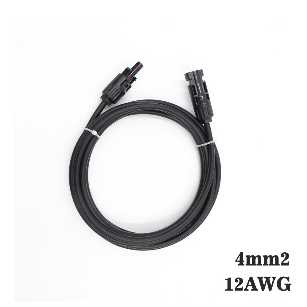 10/5/3/2/1/0. 3m 12AWG/4mm2 cable solar conector PV extensión macho hembra paneles de células solares conectar rama extender