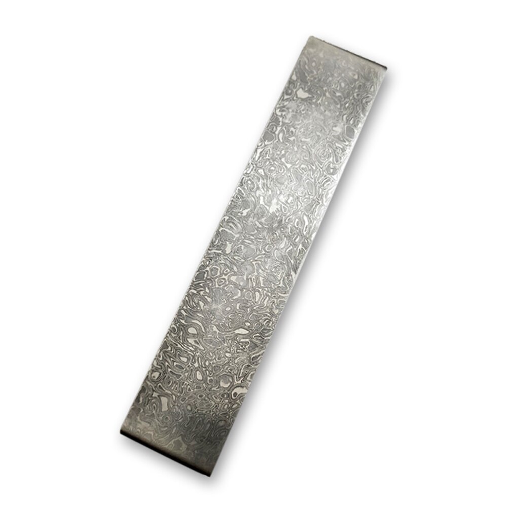 6 typer av damaskus stål diy cutter gör material mönster stål bar cutter blad blank har värmebehandlat