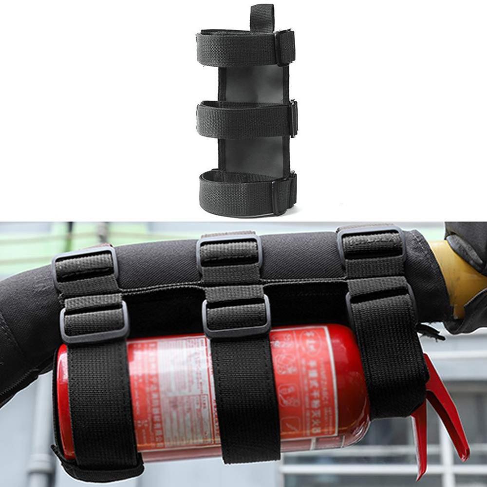 Oxford Car Roll Bar extintor de incendios soporte grande y pequeño tamaño Oxford paño para 1997 SUV accesorios de coche