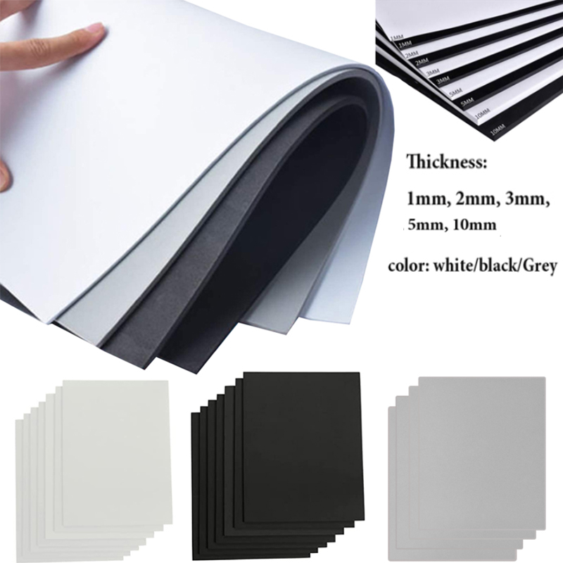 1pcs Thickness 1/2/3/5/10mm Eva Foam Sheets Sound-Absorbing Noise Spone Foam Craft Eva Sheets Handmade Model Making Material
