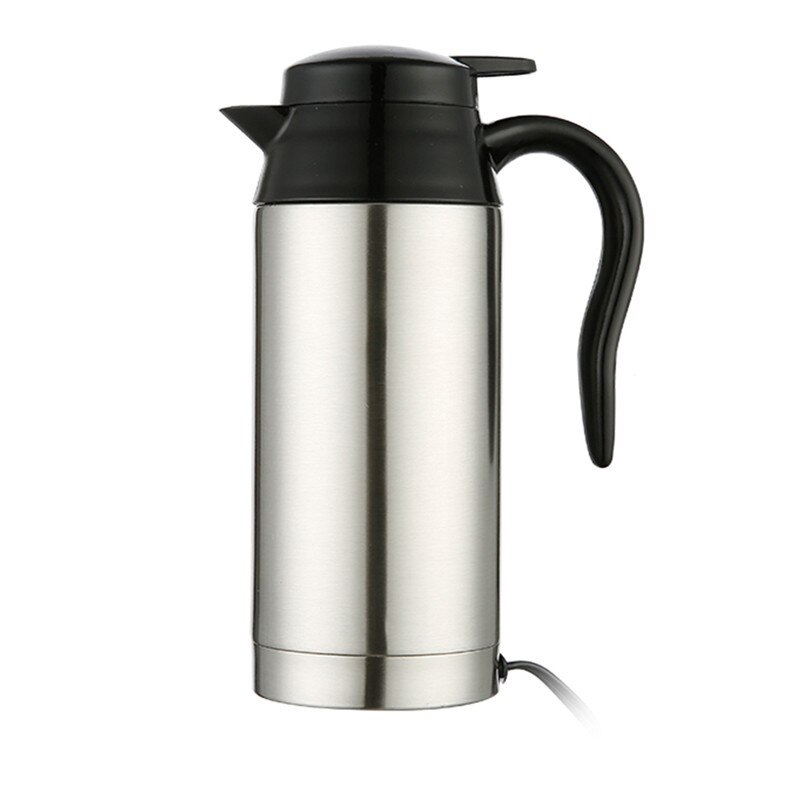 750ml 12/24V Zilver Huishoudelijke Auto Pot Boiler Universele Rvs Verwarming Mok Elektrische Reiswaterkoker: 24V