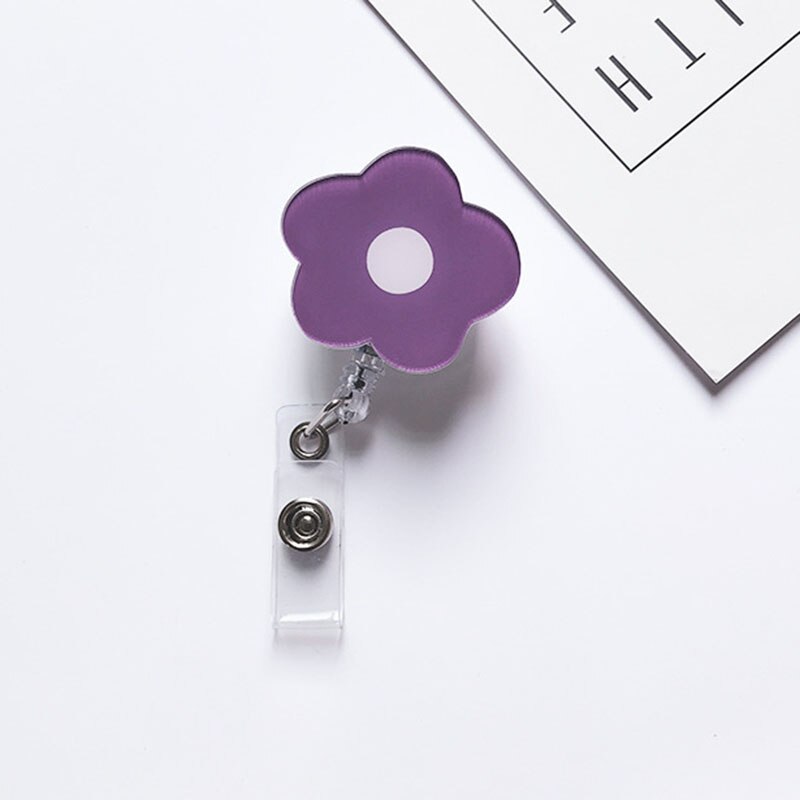 Candy Kleur Korea Beren Acryl Intrekbare Badge Reel Verpleegster Arts Student Tentoonstelling Id Card Clips Badge Houder Briefpapier: 11