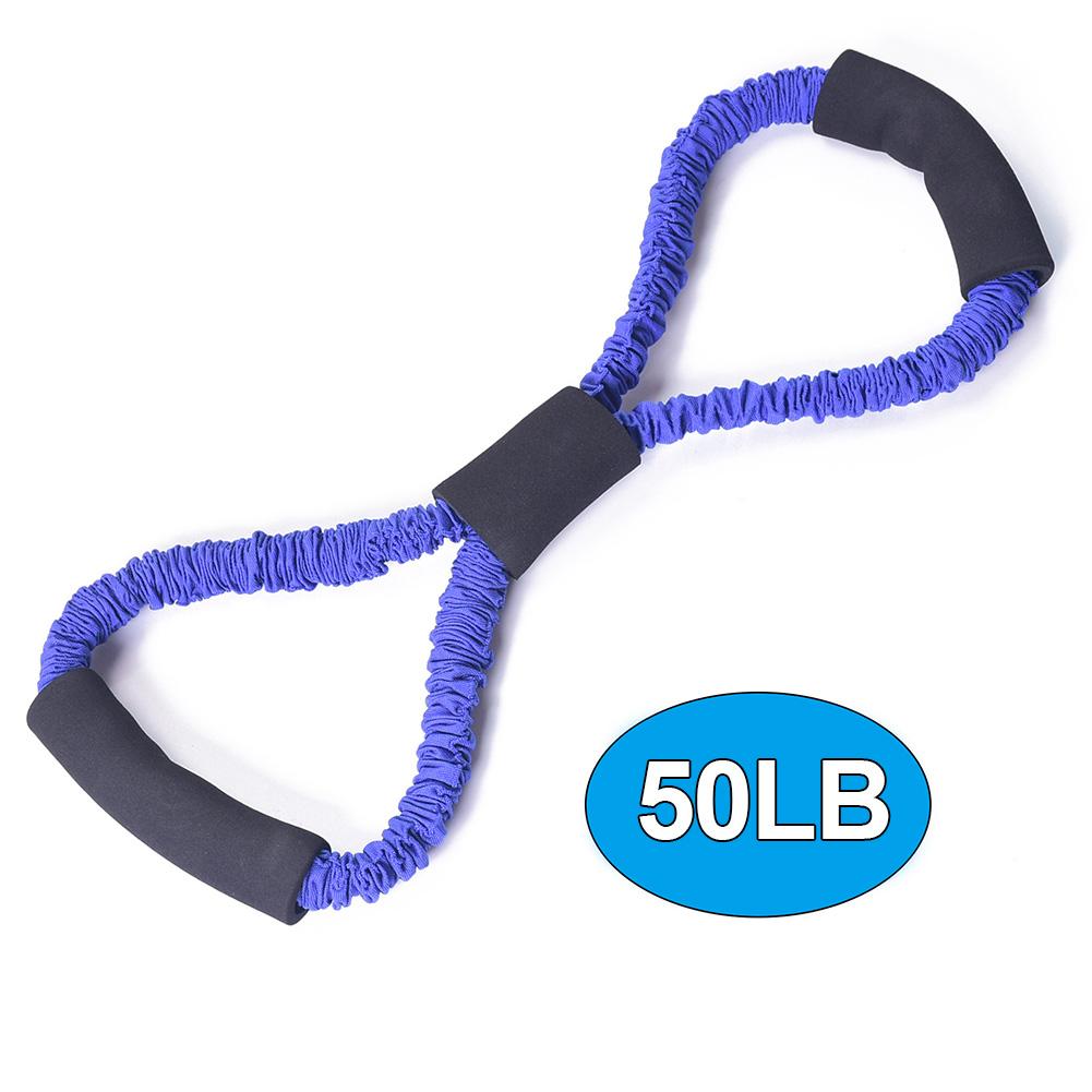 Yoga Resistance Bands Chest Expander Muscle Exerciser 8-Shaped Tensioner For Men Women Chest Expansion Exercise Home Practice