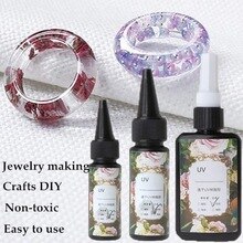 UV Resin Art Epoxy Shaped Pendant Mold Portable Uv Supplies Quick-Drying Transparent Uv Glue DIY Craft