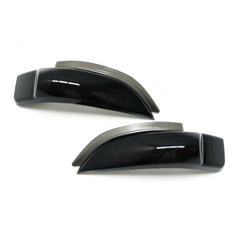 LED Side Mirror light Side Mirror Light Lamps 2 pcs Set Black Shell