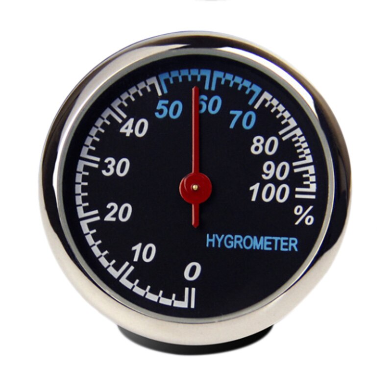 Mini Auto Digitale Klok Auto Horloge Hygrometer Klok Auto Decoratie Ornament Klok: Default Title