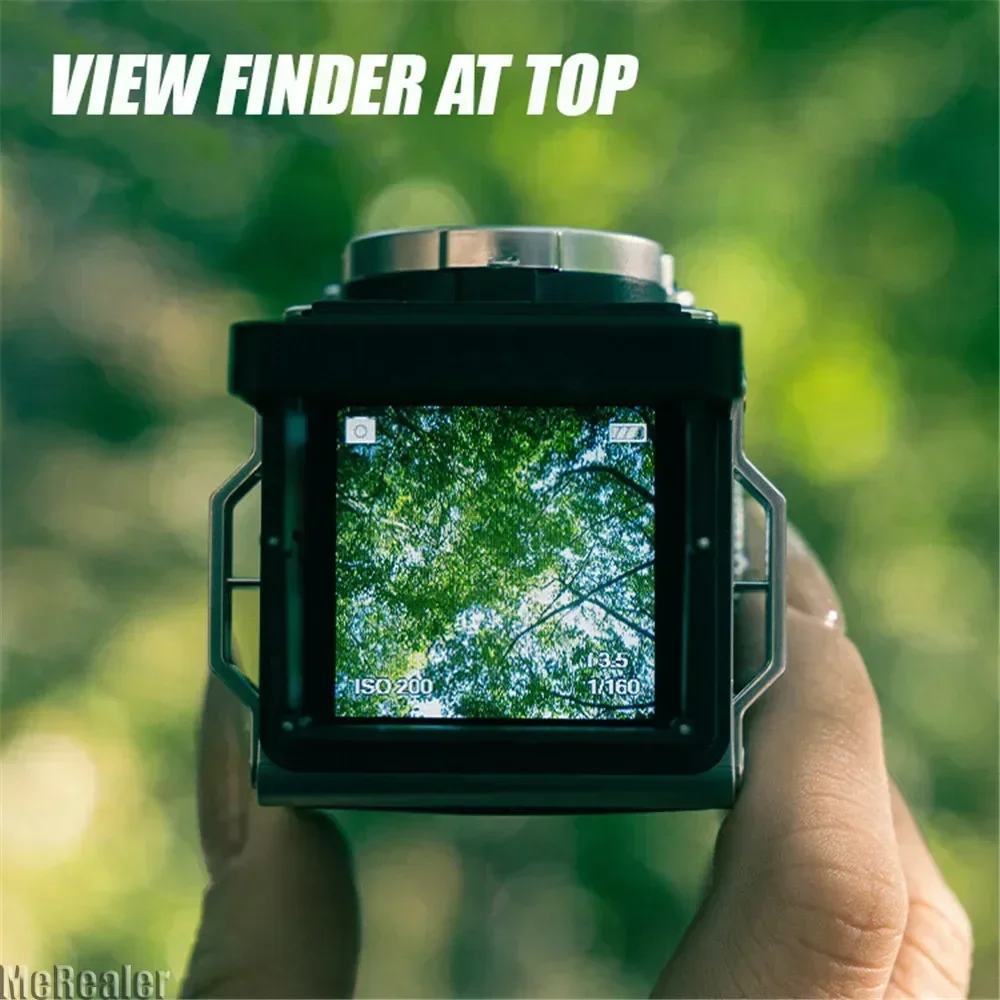 CCD Retro Mini Dual Reflex Camera Digitale Camera CMOS 12MP 1080P Model voor Collectie Niet-professionele Camera