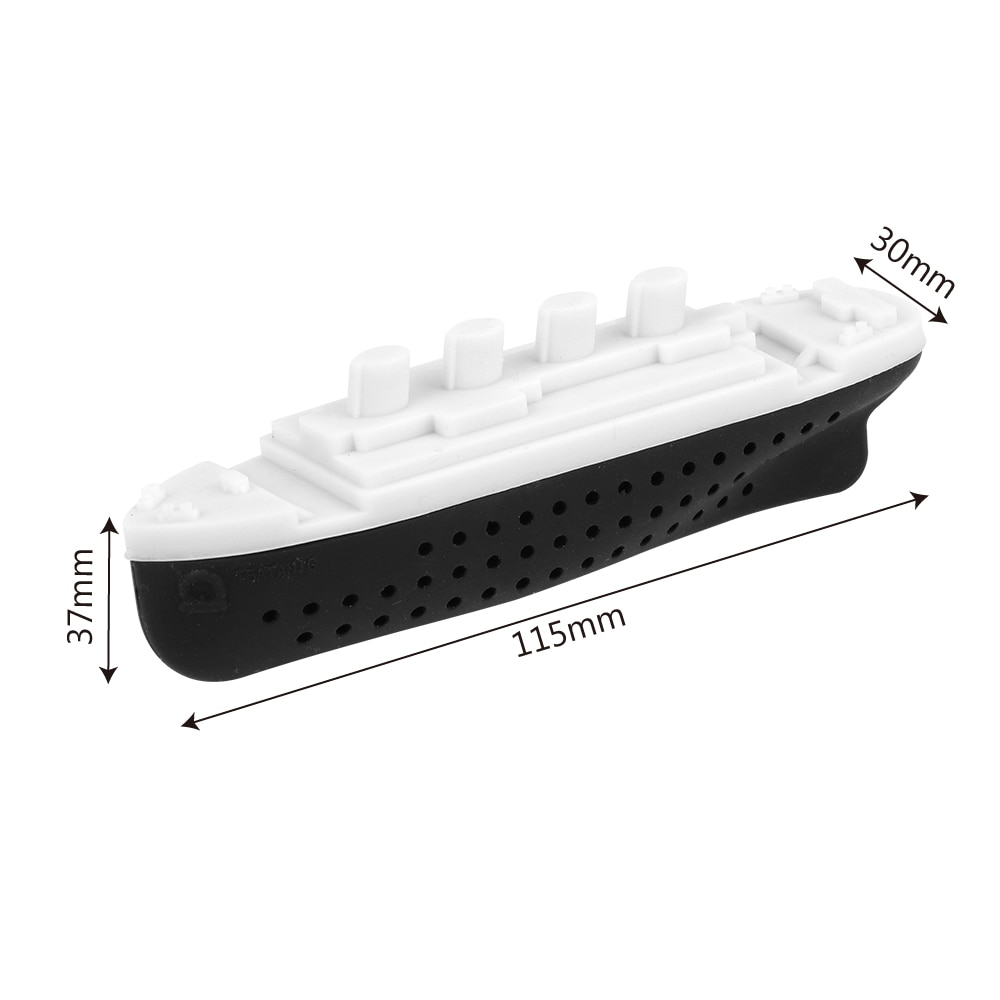 Filtre à herbes Style bateau , diffuseur pour le thé, passoire vide en Silicone, infuseur pour le thé en forme de Titanic