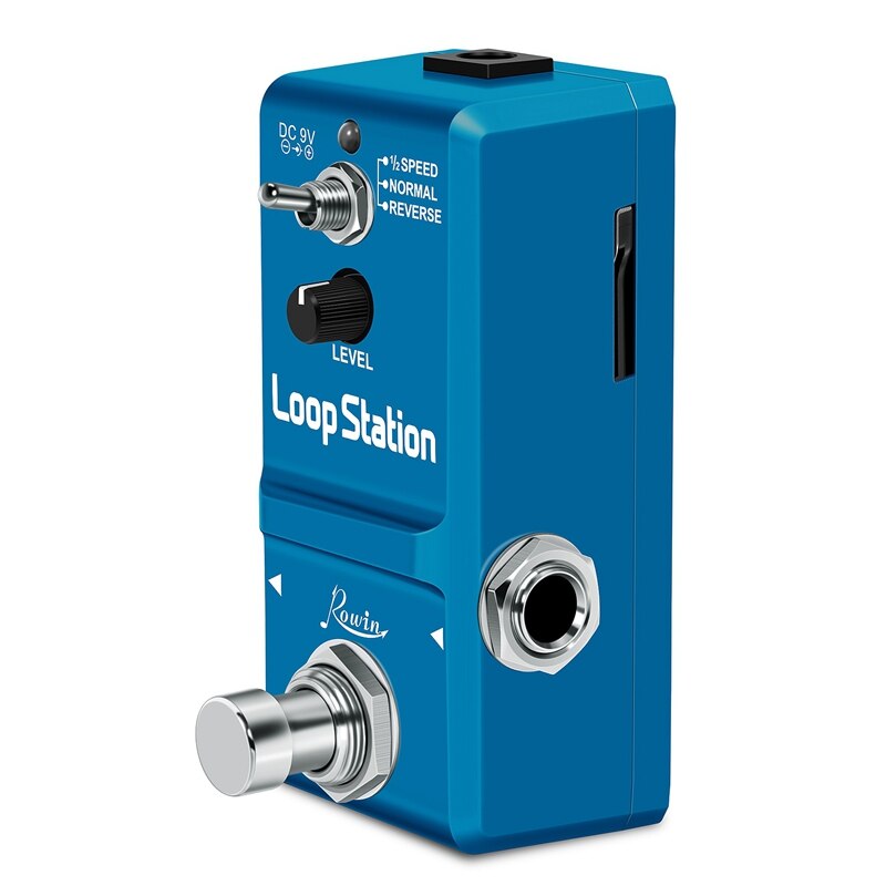 LN-332AS Loop Station Looper Guitar Effects Pedal Unlimited Overdubs 10 Minutes of Looping, 1/2 Time Reverse